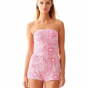 Lilly Pulitzer Taylin Swim Romper Cover Up